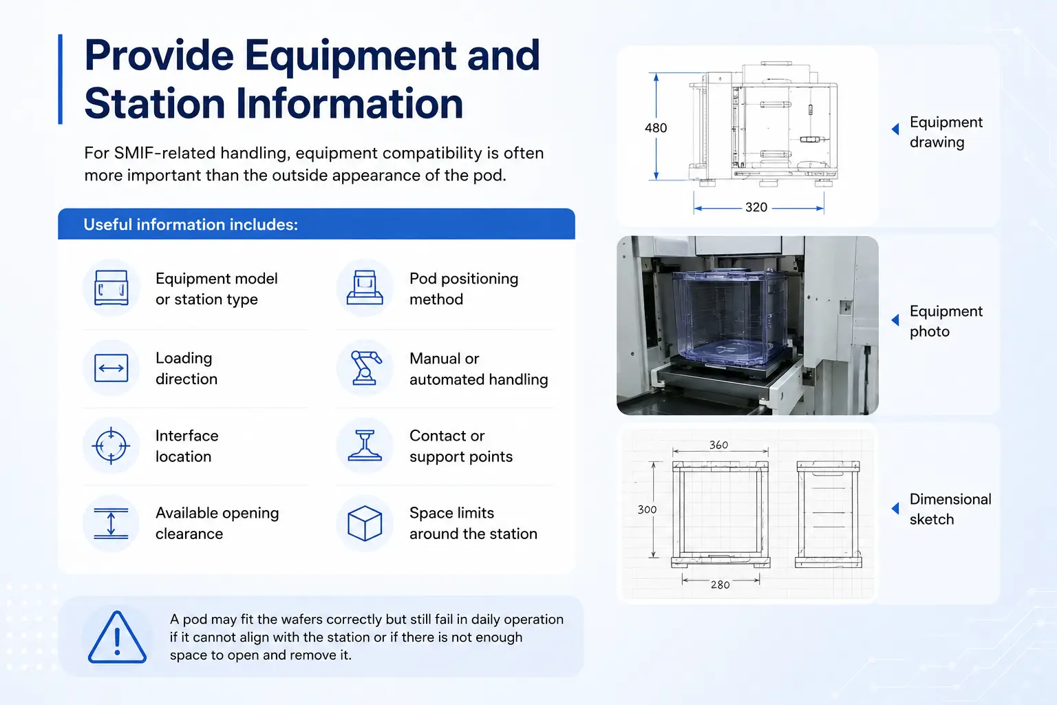 Provide Equipment and Station Information