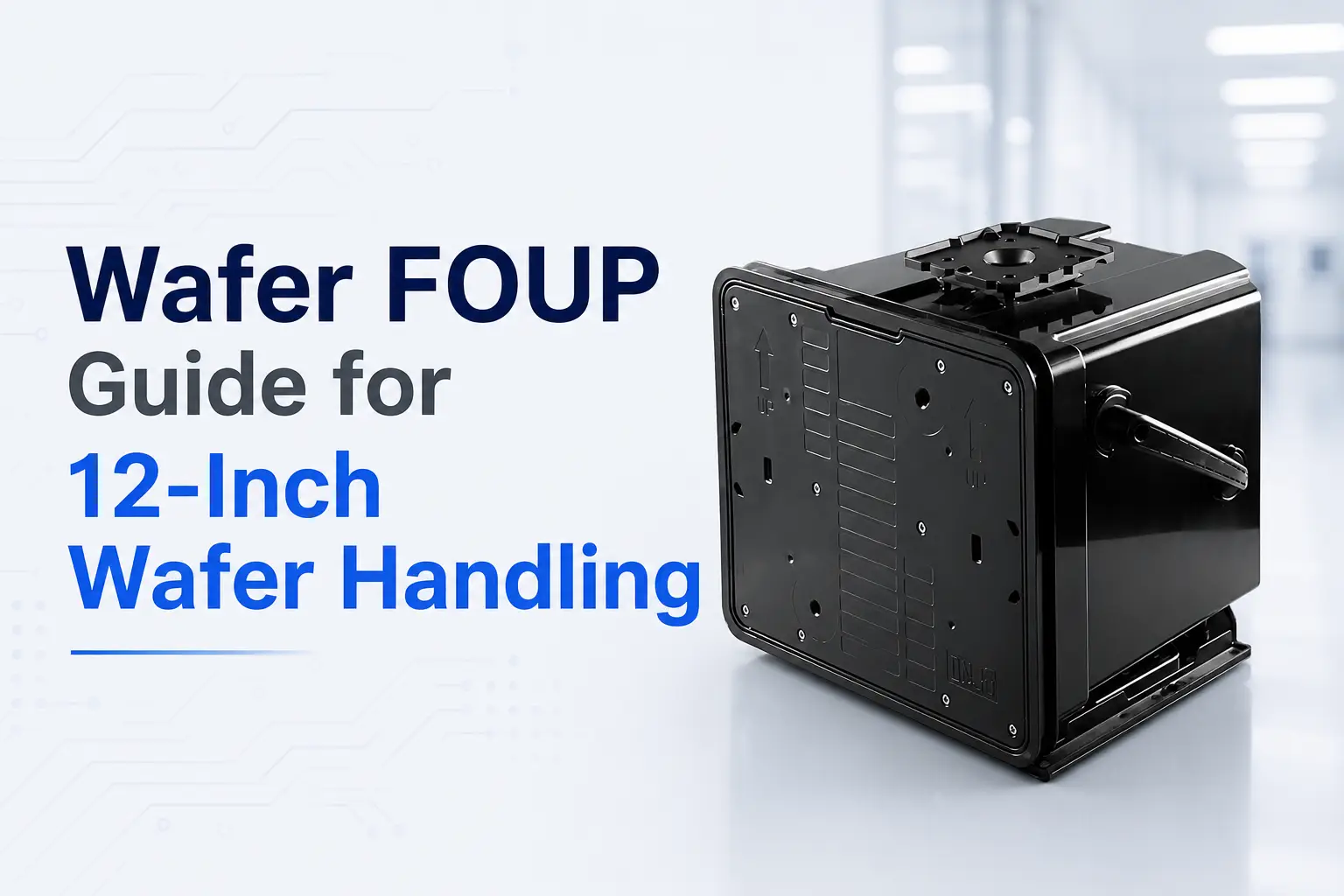 Wafer FOUP Guide for 12-Inch Wafer Handling