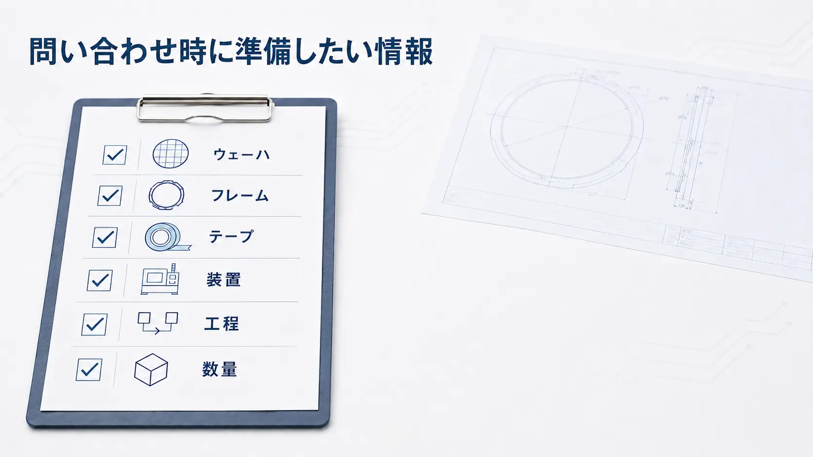 問い合わせ時に準備したい情報