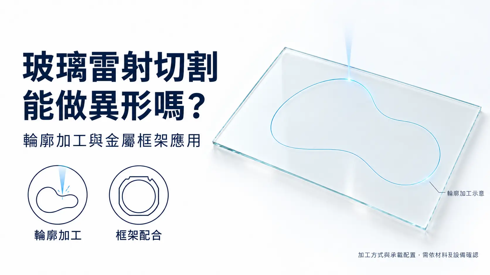 玻璃雷射切割能做異形嗎？輪廓加工與金屬框架應用